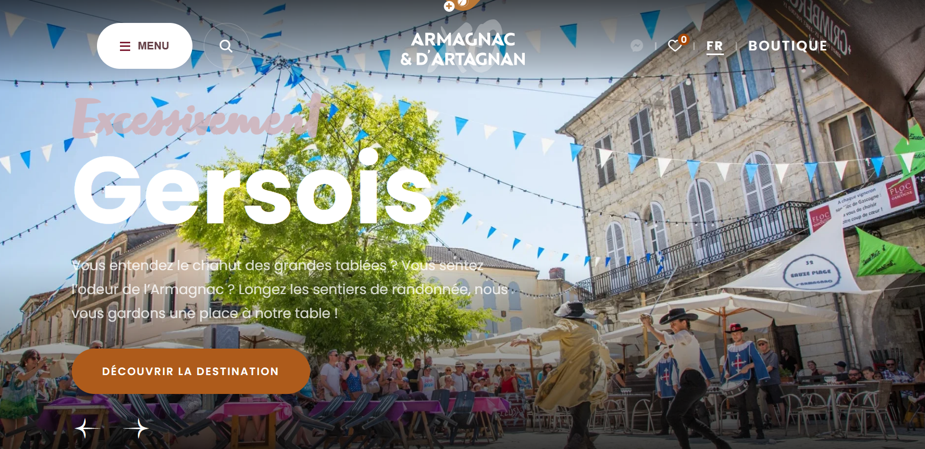 L’office de Tourisme d’Armagnac et d’Artagnan sort son nouveau site internet